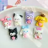 Dibujos Animados Brillantes Sanrio Animalitos Pequeños DIY Pegamento de Crema Casero Funda para Teléfono Móvil Hebilla de Zapato Pasador Joyería de Resina Accesorios