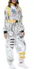 Amazon Halloween Carnaval Terra Vagante Traje Espacial Piloto Cos Traje de Astronauta Roupas de Astronauta