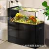 Filtro Ecológico de Desbordamiento Lateral Minimalista Moderno Acuario de Paisajismo Ecológico para Peces Capturados en Estado Salvaje para Sala de Estar, Tamaño Mediano a Grande, Modelo Nuevo 2026