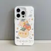 Ilustraciones frescas de cara sonriente de dibujos animados, caqui, estrella, corazón y nube, adecuadas para funda de teléfono Apple 18 Pro