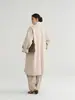 COMOS CMS 2026 Elegante Minimalista Comprimento Médio Gabardine Feminina Novo Estilo Outono 260059