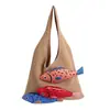 Bolsa Transversal de Crochê Formato de Peixe Desenho Animado para Mulheres, Bolsa de Ombro Fashion para Férias, Versátil Nova Bolsa de Mão Estilo Coreano Fofa 2026