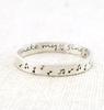 Anillo de nota transfronteriza, anillo de plata antiguo, anillo de joyería de viento frío, fabricantes senior que venden