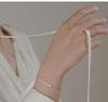 2024 nuevo brazalete de circonita personalizado simple para mujer diseño único brazalete de moda brazalete de celebridad de internet para novias