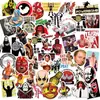 50 Pegatinas Abstractas de Lucha Libre de Dibujos Animados Transfronterizas Nuevas con Forma Especial Decorativas para DIY Patineta Funda de Teléfono Pegatinas Impermeables de PVC
