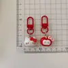 Llavero de Gato Colgante Pequeño Llavero Regalo Regalo de Graduación Mochila Bolsa Decorativo Resina Colgante Lindo