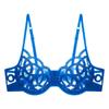 Roupa Íntima Estilo Francês Feminina Sexy Ultra Fina Renda de Gaze Tamanho Grande Roupa Íntima Peito Grande Pequeno Sutiã Push-up Anti-queda
