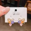 Pendientes de Lujo Nicho con Aguja de Plata S925 con un Toque de Alta Gama, Simples y Elegantes para el Uso Diario, Tachuelas Irregulares de Zirconia con Lazo