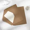 Sobre de Papel Kraft Retro Western 210g Postal Literaria Estilo Europeo Simple Sobre para Invitación de Negocios