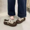 Tênis de treino alemães retrô com blocos de cor para mulheres, sola plana, com cadarço, sola macia, tênis casuais versáteis, bico redondo, design patchwork, Primavera 2026