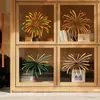 Decoración de Fuegos Artificiales del Año de la Oveja 2027 Pegatinas Estáticas de Vinil para Puertas de Cristal para Centros Comerciales y Tiendas de Ropa, Pegatinas de Atmósfera para Ventanas del Festival de Primavera y Año Nuevo