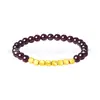 Pulseira de Cubos de Açúcar Dourados Pérolas Naturais Feminina Ouro Puro Contas Torcidas Contas de Transferência Pulseira Celebridade da Internet Estilo Quente Peça Única Dropshipping