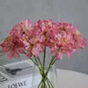 Flores Artificiales Transfronterizas al por Mayor Luz Ins Lujo Simple Decoración del Hogar Flor Falsa Mesa de Bar Flor Borde Tostado Dalia Individual