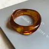 Pulsera de Madera con Grano Color Café Estilo Vintage Retro, Pulsera de Lujo Ligero de Gama Alta, Joyería de Moda Transfronteriza Europea y Americana