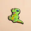 Capa de Celular de Dinossauro Desenho Animado Div Acessórios Etiqueta de Borracha Macia PVC Acessórios Feitos à Mão Charms para Tamanco Fivelas de Sapato em Estoque