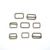 Suministros para Fabricantes de Accesorios de Ferretería para Equipaje, Hebillas de Color Bronce Antiguo, Anillas en D, Hebillas Triangulares, Hebillas Cuadradas Metálicas para Correas de Mascotas