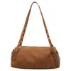 Bolso Boston retro minimalista de moda para mujer, nuevo modelo invierno 2025, bolso de hombro de color sólido de lujo ligero de alta gama