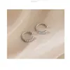 Argolas de Nariz Prateadas Galvanizadas Transfronteiriças, Piercings de Nariz, Ear Cuffs, Brincos de Diamante Finos, Argolas de Lábio Únicas Boêmias Europeias e Americanas, Acessórios de Orelha Unissex