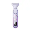 Aparelho de barbear elétrico feminino transfronteiriço, removedor de pelos corporais multifuncional 5 em 1 com display digital, dispositivo de depilação para áreas íntimas, removedor de pelos das axilas