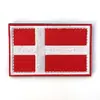 Bandera Bordada Mundial Velcro Islandia Dinamarca y otros países Pegatina de Tela para Bandera Insignia Táctica Mochila Pegatina de Tela Bordada