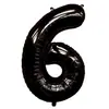 Globos Pequeños Digitales de Papel de Aluminio 16 pulgadas Versión Americana Delgados Decoración Fiesta de Cumpleaños Comercio Exterior Globos Digitales Venta al por Mayor