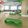 Centro Comercial Asiento de Plástico Reforzado con Fibra de Vidrio Silla de Ocio Asiento de Plástico Reforzado con Fibra de Vidrio Taburete Día de Descanso Público al Aire Libre Palabra Modelado Creativo Silla de Espera