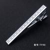 Presilha de Gravata de Metal Yiwu Entrega Fábrica Pronta Entrega Transfronteiriça Mais Vendida Prata Terno Formal Negócios Terno Masculino