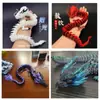 Impressão 3D Rei Dragão do Mar Oeste Ao Salta Modelo da Tia Articulado Móvel Dragão Nezha Rei Dragão do Mar Oeste Adornos de Mão Presente