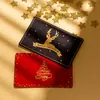 Cartão de Natal cartão de agradecimento cartão pequeno moda criativo simples requintado feito à mão cartão de Natal empresarial com bronzear