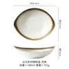 Prato de Oliva Especial-Shaped Grande Prato Criativo Personalizado Prato Louça Japonesa Prato Doméstico Prato de Sopa Prato Fundo