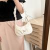 Bolsa de Braço Nicho Simples Feminina 2026 Verão Nova Versátil Elegante Moda Plissada Bolsa de Ombro Feminina Atacado