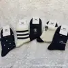 Meias Longas de Lã Femininas, Meias de Lã Grossas Estilo Yibu Hang Retro, Meias de Caxemira Versáteis da Moda Femininas, Absorventes de Suor