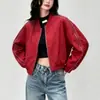Jaqueta Baseball Nova Moda Outono 2026 para Mulheres, Casual, Estilosa, Que Alonga a Silhueta, Versátil, Jaqueta da Moda Tendência