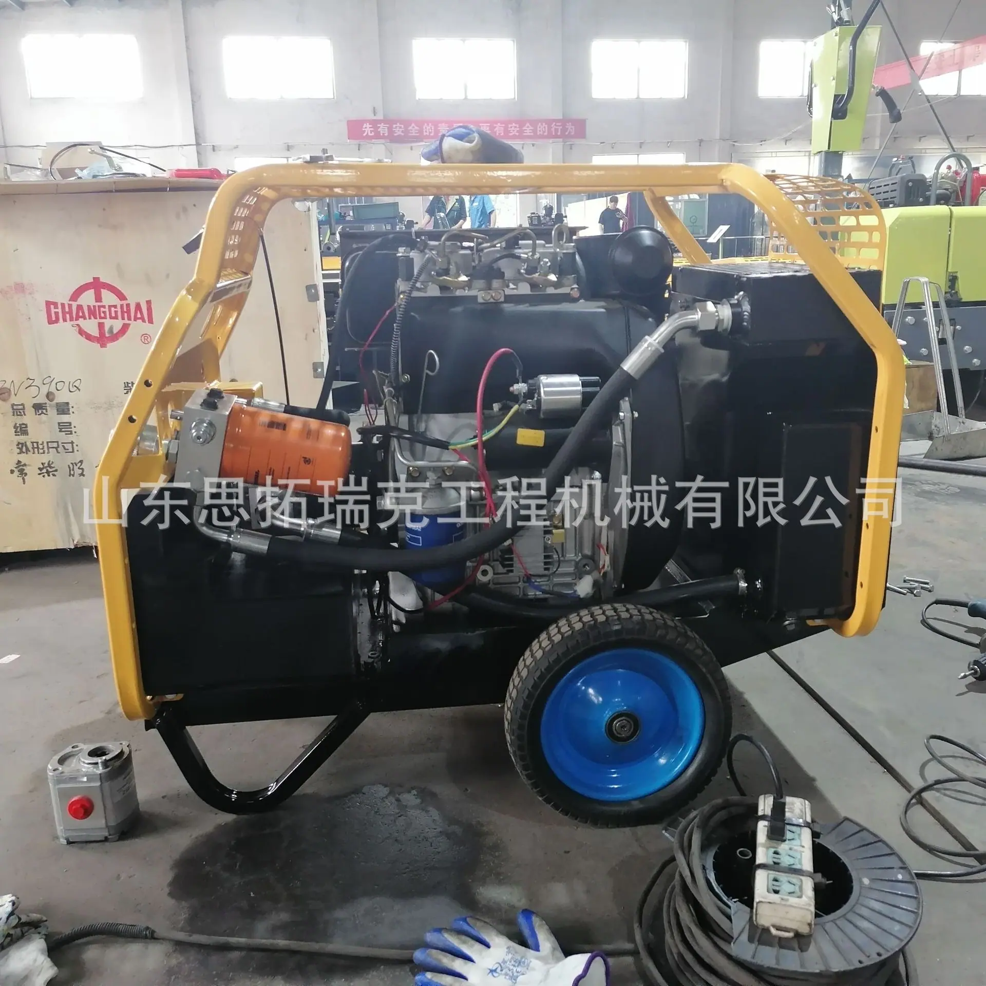 思拓瑞克STP18马力柴油双缸液压动力站 凯马风冷液压动力单元