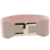 Novo Cinto Elástico Feminino Estilo Coreano Cinta Linda Dourada em Forma de U Decorativa Fashionável Larga Versátil para Mulheres