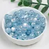 Ding Yi K8 Cuentas Ojo de Gato Luna Fría Alto Brillo Resina Galvanizada Cuentas Sueltas Cadena para Teléfono Collar Abalorios Accesorios DIY