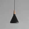 Estilo Nórdico Três Lâmpadas Barra Sala de Jantar Mesa de Jantar Luminária Pendente para Sala de Jantar Posterior Simples Quarto Luminária de Cabeceira Madeira Lâmpada Incandescente