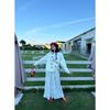 Design Pequeno e Fragrante Estilo Senso de Design Celebridade da Internet Roupas Sem Chapéu Estampadas Elegante Socialite Simples Gola Careca Pesada Suéter Moda Feminina