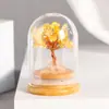 Enfeites de Árvore de Cristal Natural, Árvore da Fortuna de Citrino, Garrafa dos Desejos, Árvore da Vida, Pequenos Enfeites Versáteis para Decoração de Casa