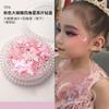 Pegatinas Faciales, Pegatinas de Diamantes para Maquillaje, Maquillaje Facial para Ojos, Diamantes Brillantes, Diamantes de Lágrima, Mariposa de Perlas para Maquillaje de Escenario, Pegatinas Faciales para Conciertos
