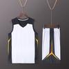 Atacado do Fabricante Suporta Impressão de Logo para Competição de Esportes ao Ar Livre Gola V Color Blocking Conjunto de Uniforme de Treino de Basquete