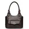 Bolsa Grande de Mão 2026 com Textura Simples, Nova Moda Cor Sólida Bolsa Tote Feminina, Bolsa de Ombro e Bolsa Transversal