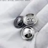 Botones Reflectantes de Espejo, Botones de Hongo Brillantes de Perla Cosidos, Botones Perlados Hechos a Medida para Abrigos y Camisas