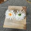 Flor Artificial Hoja de Pino Cabeza de Crisantemo Flor Falsa DIY Pasador Hecho a Mano Tocado Ropa Falda de Baile Flor Paraguas Decoración Accesorios de Fotografía