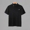 Camiseta Deportiva Polo de Manga Corta para Hombre, Nuevo Verano, con Cuello, Transpirable, Fitness Casual, Secado Rápido, Top de Media Manga para Hombre