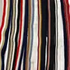 Ropa de Exportación para Mascotas Algodón Merceizado Baja Elasticidad Seda Puños de Uniforme Escolar Escote Dobladillo Rayas Accesorios Hilo Dorado Tejido