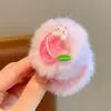 Anel de cabelo de pelúcia infantil Meninas Outono e Inverno Novo Alto Elástico Grosso Ferindo Cabelo Corda Menina All-match Rabo de Cavalo Headwear