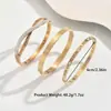 Conjunto de Pulseiras Roman Time Zircônia Simples, Fashion, Elegante, Moderno, Versátil para Meninas, Pulseira de Aço Titânio de Alta Qualidade