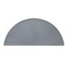 Jogo Americano de Silicone Infantil Anti-Sujeira Grau Alimentício Mesa de Jantar Isolamento Térmico Dobrável Bebê Mesa de Trabalho Semi-Circular Antiderrapante Anti-Incrustante