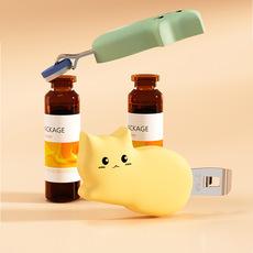 Abridor de botellas de líquidos orales, abridor multiusos, artefacto abridor de tapas de botellas, abridor portátil de tapas de aluminio para penicilina.